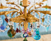 Venetian Murano Glass Fruit Eight Light Chandelier