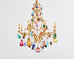 Venetian Murano Glass Fruit Eight Light Chandelier