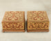 Pair of 19th Century Victorian Needlepoint Square Footstools