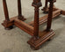 19th Century Neoclassical Style English Oak Library Table Desk