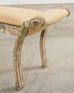 Italian Neoclassical Style Trompe l'oeil Carved Bench Seat