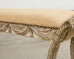 Italian Neoclassical Style Trompe l'oeil Carved Bench Seat