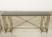Pair of Maison Jansen Style Neoclassical Iron Granite Consoles