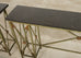 Pair of Maison Jansen Style Neoclassical Iron Granite Consoles