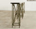 Pair of Maison Jansen Style Neoclassical Iron Granite Consoles