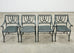 Set of Four Brown Jordan-Style Neoclassical Garden Armchairs