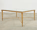 Maison Jansen Style Gilt Iron Cocktail Coffee Table