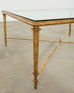 Maison Jansen Style Gilt Iron Cocktail Coffee Table