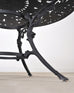 Kenneth Lynch Style Star and Dolphin Garden Table and Six Chairs