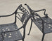 Kenneth Lynch Style Star and Dolphin Garden Table and Six Chairs
