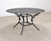 Kenneth Lynch Style Star and Dolphin Garden Table and Six Chairs