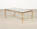 Maison Jansen Style Neoclassical Bronze Glass Cocktail Table