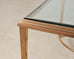 Maison Jansen Style Neoclassical Bronze Glass Cocktail Table