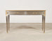 John Vesey Style Steel and Bronze Neoclassical Desk or Console