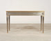 John Vesey Style Steel and Bronze Neoclassical Desk or Console