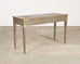 John Vesey Style Steel and Bronze Neoclassical Desk or Console