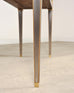 John Vesey Style Steel and Bronze Neoclassical Desk or Console