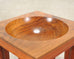 Neoclassical Greco-Roman Walnut Bubinga Rosewood Signed Bowl