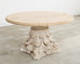 French Neoclassical Style Cast Stone Garden Center Table