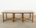 Dennis & Leen Distressed Walnut Tuscan Dining Table