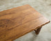 Monumental Country French Oak Farmhouse Trestle Dining Table