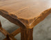 Monumental Country French Oak Farmhouse Trestle Dining Table