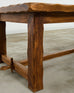 Monumental Country French Oak Farmhouse Trestle Dining Table