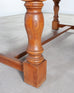 Midcentury Country French Oak Farmhouse Dining Table 7 Ft