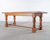 Midcentury Country French Oak Farmhouse Dining Table 7 Ft