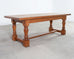 Midcentury Country French Oak Farmhouse Dining Table 7 Ft