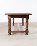 Country French Provincial Oak Farmhouse Dining Table 9 Ft