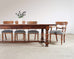 Country French Provincial Oak Farmhouse Dining Table 9 Ft