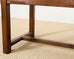 Country English Provincial Oak Farmhouse Trestle Dining Table