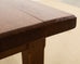 Country English Provincial Oak Farmhouse Trestle Dining Table