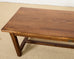 Country English Provincial Oak Farmhouse Trestle Dining Table