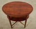 English Mahogany Two-Tier Side Table with Inlay
