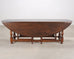 English Georgian Style Oak Drop-Leaf Wake Dining Table 7.5 Ft