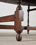 English Georgian Style Oak Drop-Leaf Wake Dining Table 7.5 Ft