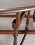 English Georgian Style Oak Drop-Leaf Wake Dining Table 7.5 Ft