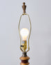 Pair of Lacquered Wood Chinoiserie Gilt Decorated Floor Lamps