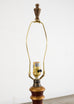 Pair of Lacquered Wood Chinoiserie Gilt Decorated Floor Lamps
