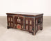 English Painted Pine Blanket Chest with Georgian Manor Façade