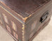 English Painted Pine Blanket Chest with Georgian Manor Façade