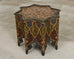 Moorish Islamic Star Shaped Polychrome Drink Table