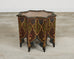 Moorish Islamic Star Shaped Polychrome Drink Table