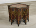 Moorish Islamic Star Shaped Polychrome Drink Table