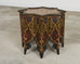 Moorish Islamic Star Shaped Polychrome Drink Table