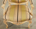 Pair of Hendrix Allardyce French Baroque Style Fauteuil Armchairs