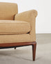 Pair of A. Rudin "No. 600.1" Hardwood Boucle Lounge Armchairs