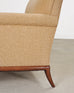 Pair of A. Rudin "No. 600.1" Hardwood Boucle Lounge Armchairs